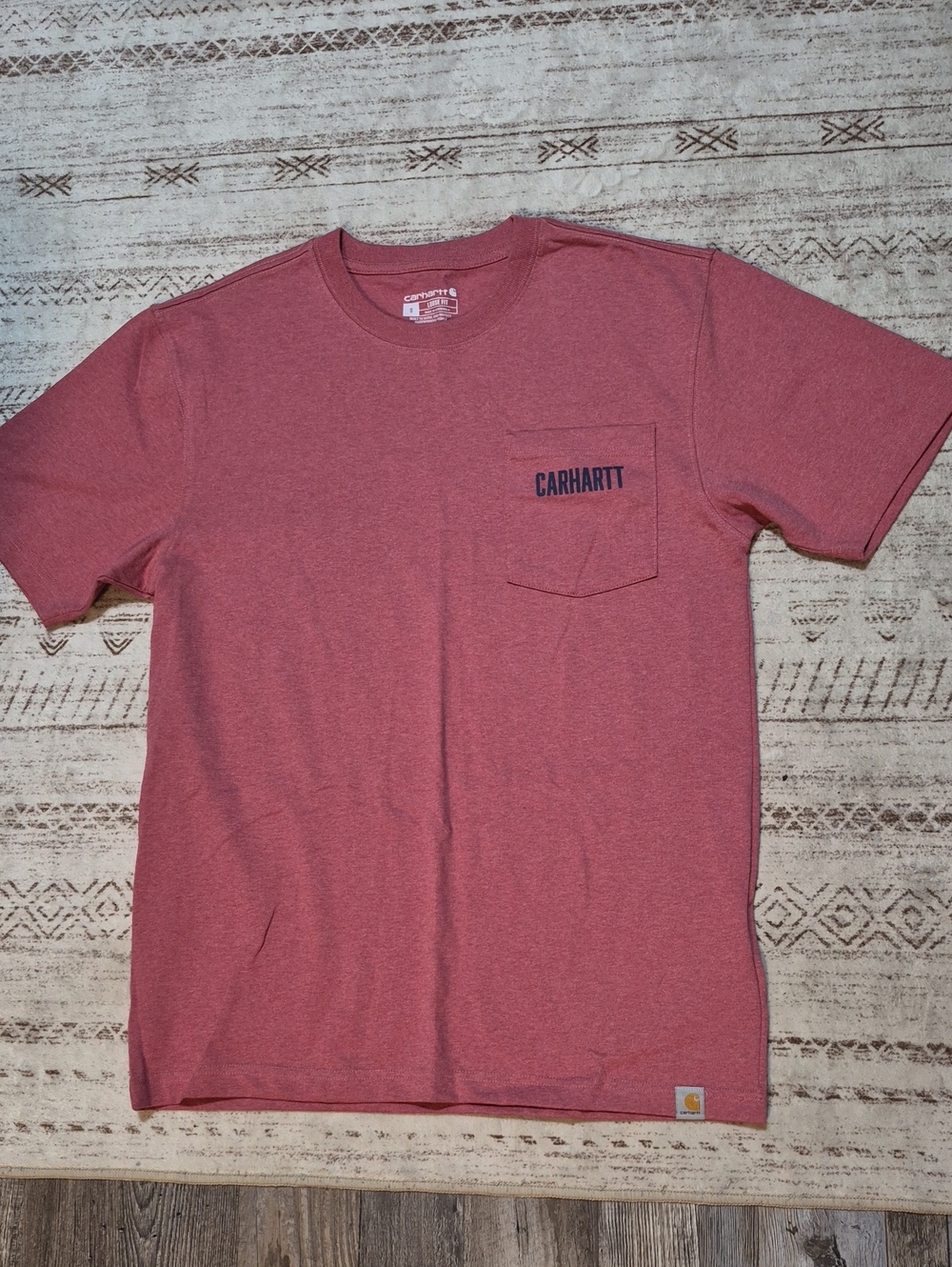 Carhartt Kids Heather Rose Short Sleeve Pocket Tee